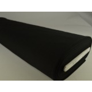 Brandvertragende texture stof zwart - 300cm breed