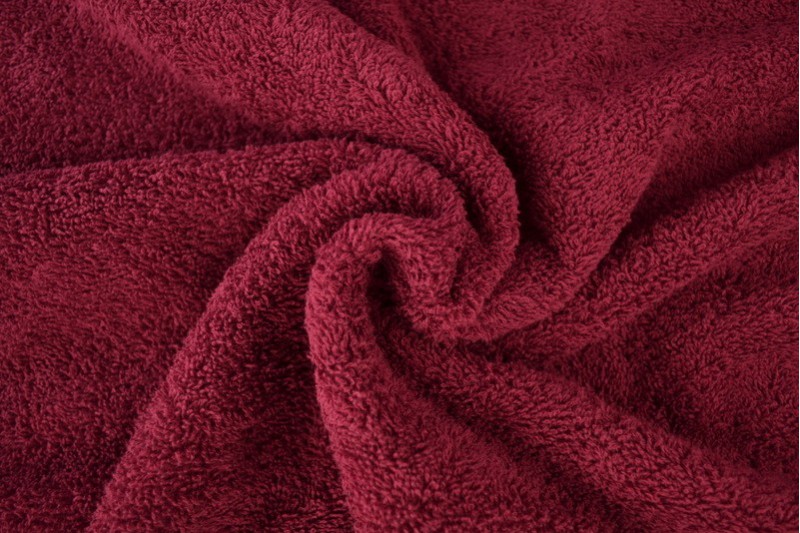 Badstof - Bordeaux rood
