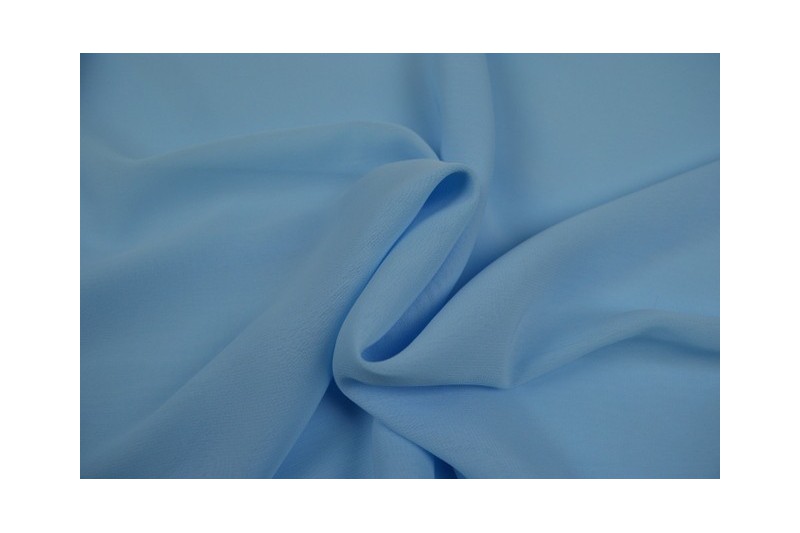 Chiffon stof - Baby blauw