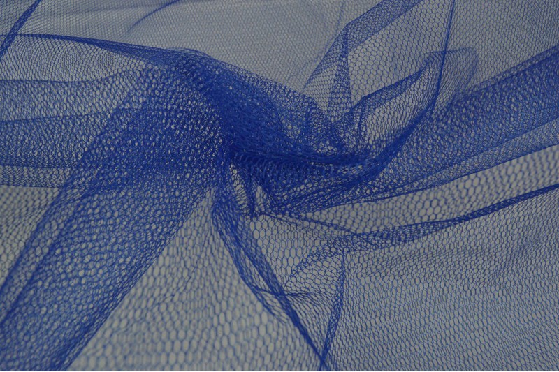 Tule stof - Blauw