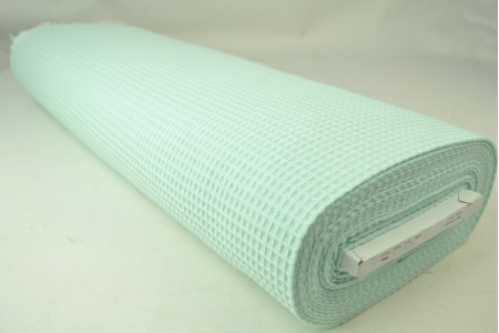 Wafelstof - Licht mint - Afbeelding 2