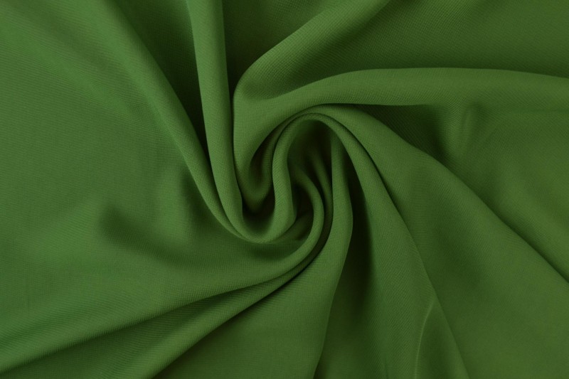 Chiffon stof mosgroen