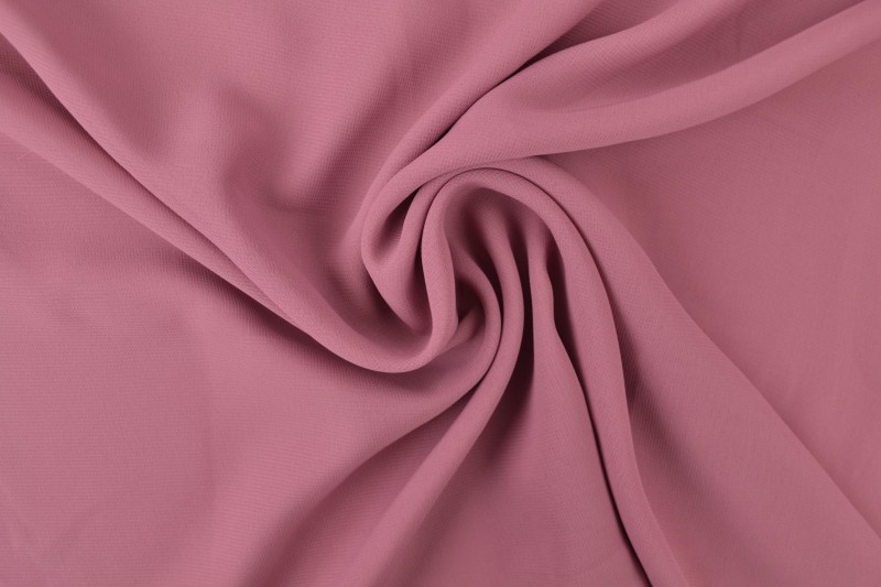 Chiffon stof donker oud roze