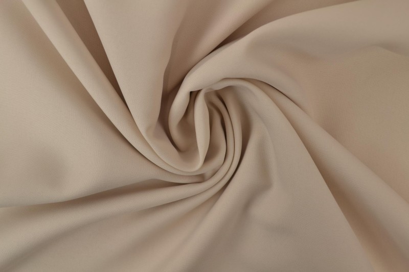 Brandvertragende champagne stof 300cm breed