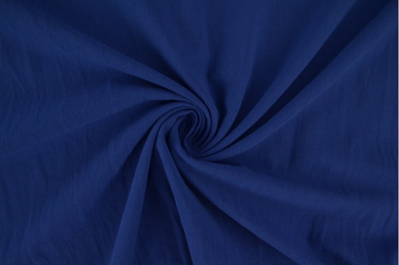 Gewassen katoen - Blauw