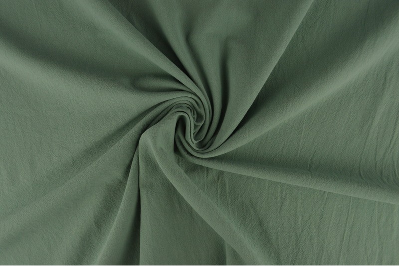 Gewassen katoen - Oud groen