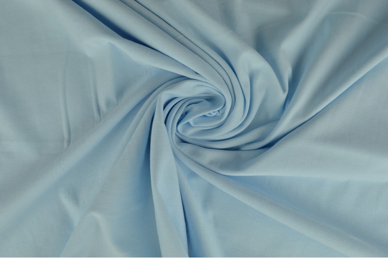 Katoen tricot - Baby blauw