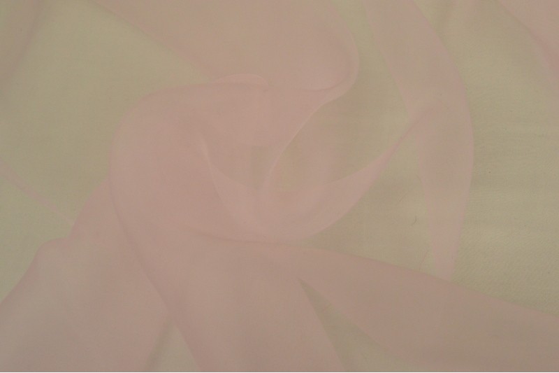 Organza stof - Baby roze
