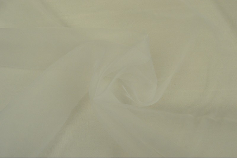 Organza stof - Gebroken wit