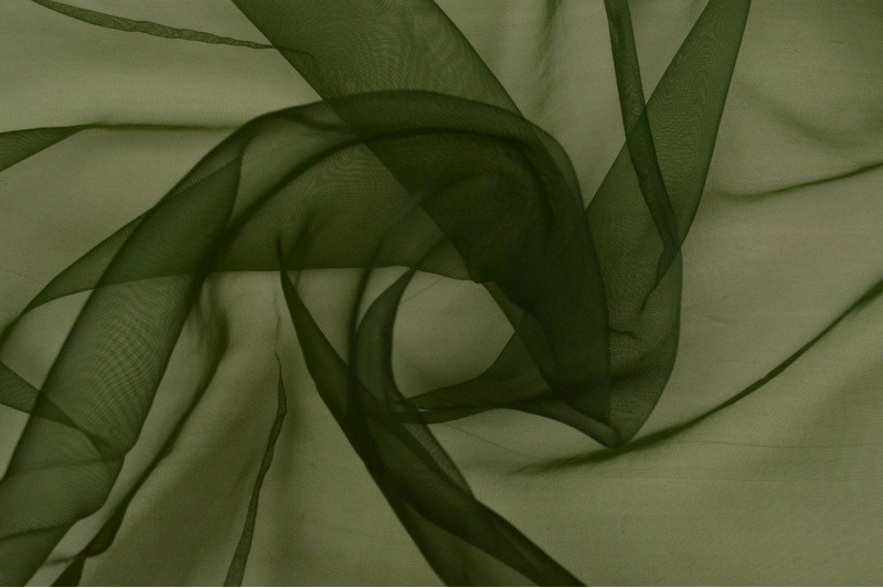 Organza stof - Mosgroen