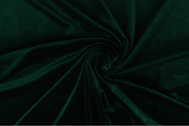 Velvet stof - Donkergroen