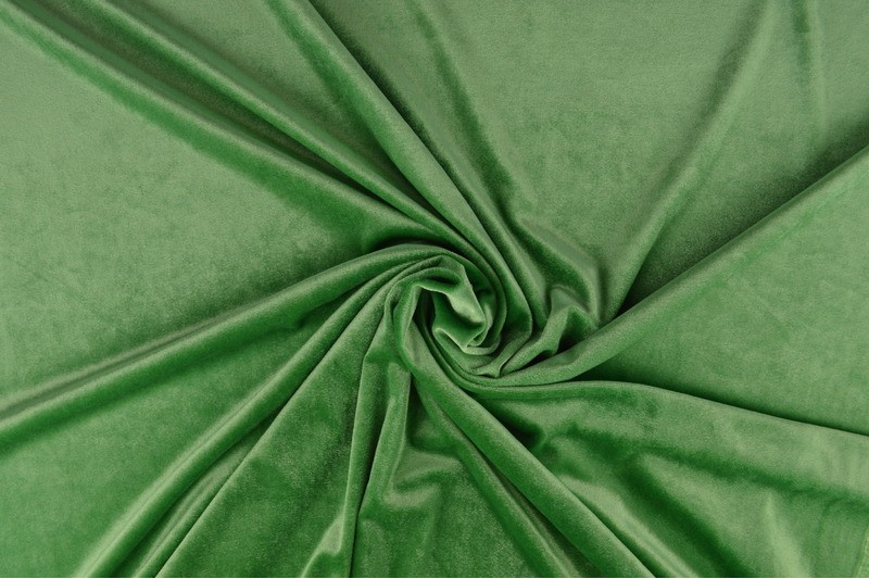 Velvet stof - Groen