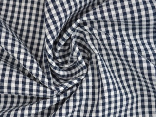Boerenbont stof - Navy 2,5mm geruit