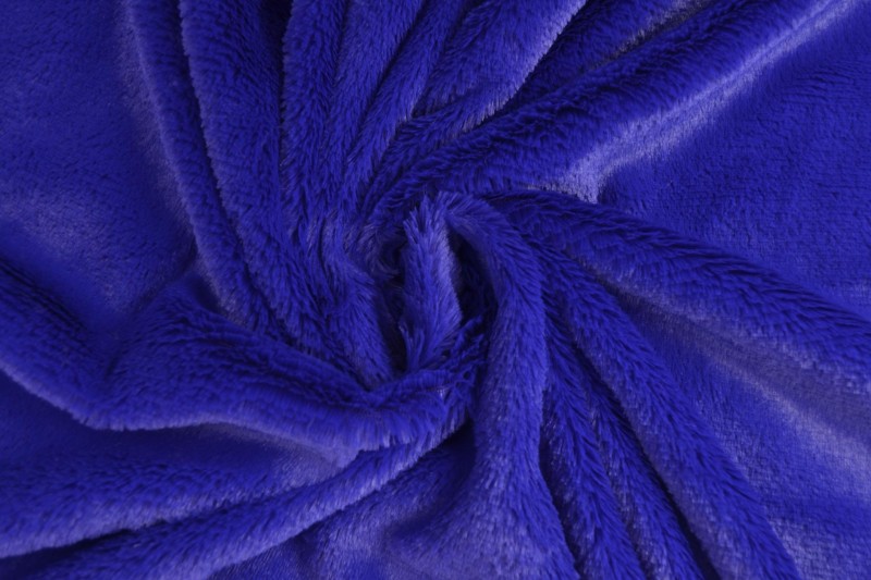 Zachte bont stof - Donkerblauw