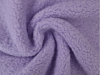Teddy bont stof - Lavendel