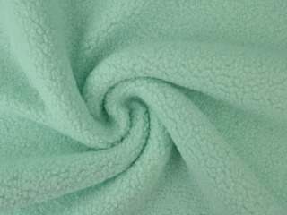 Teddy bont stof - Licht mint