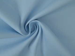 Keperkatoen stretch - Baby blauw