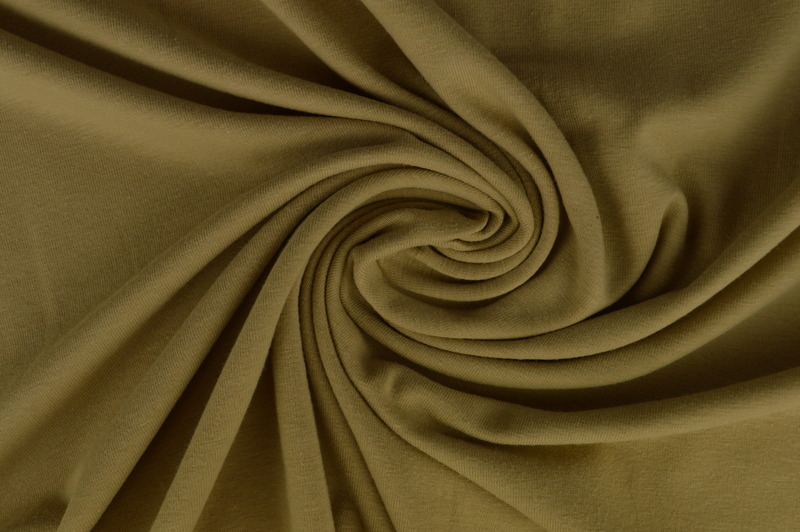 Katoen tricot - Donker beige