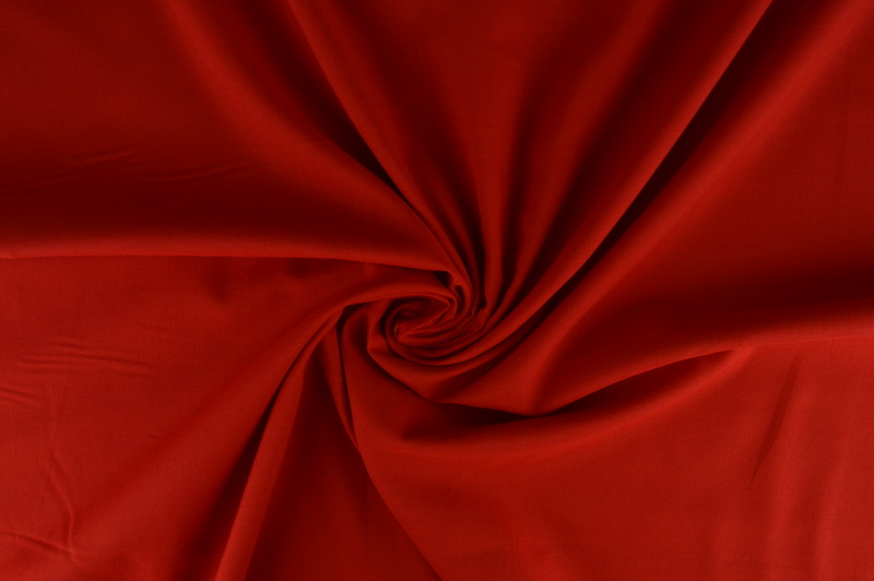 Katoen voile - Rood