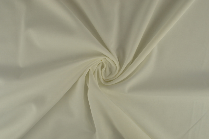 Katoen voile - Gebroken wit