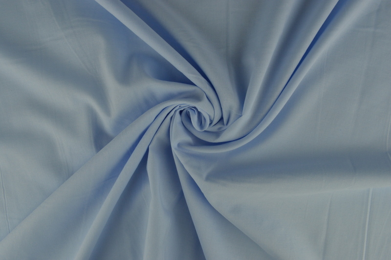 Katoen voile - Baby blauw