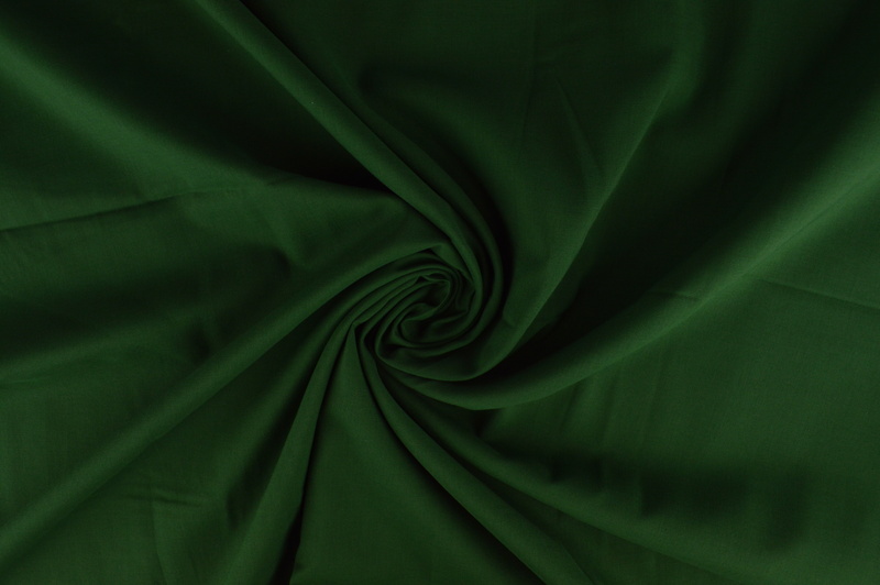 Katoen voile - Donkergroen