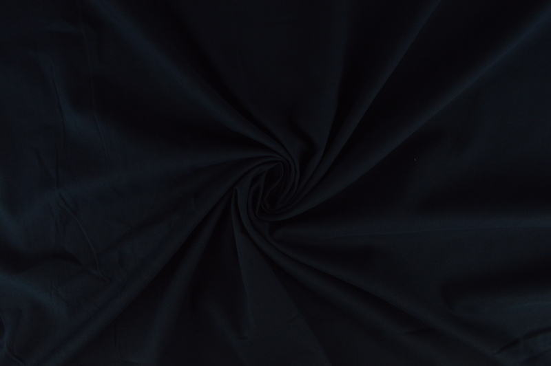 Katoen voile - Marineblauw