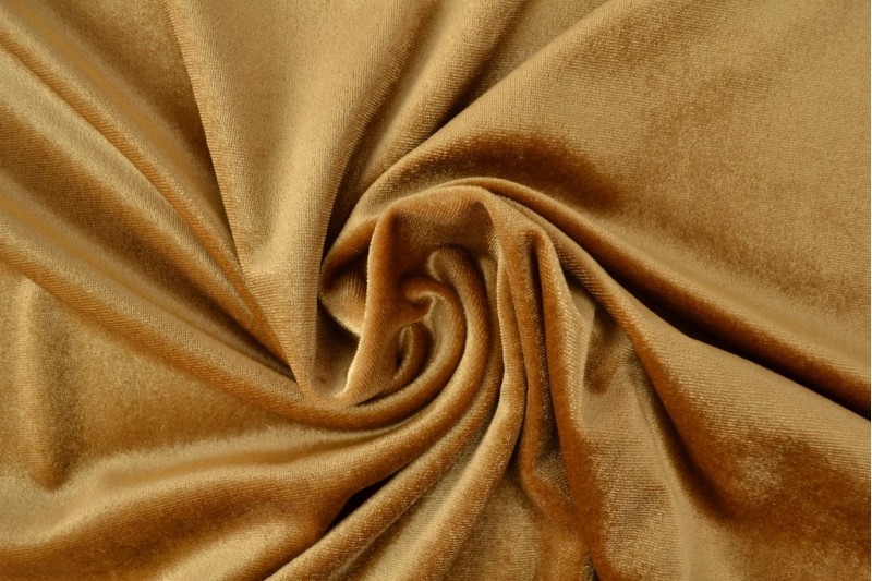 Fluweel stretch - Goud