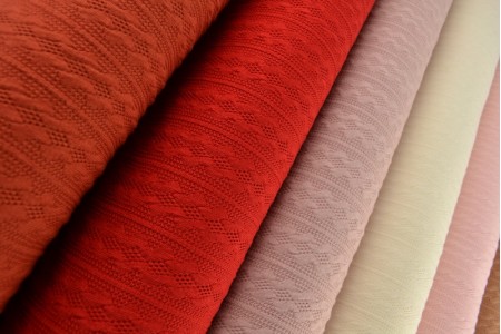 Jacquard gebreide kabelstof