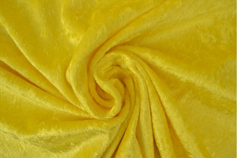 Crushed velvet - Geel