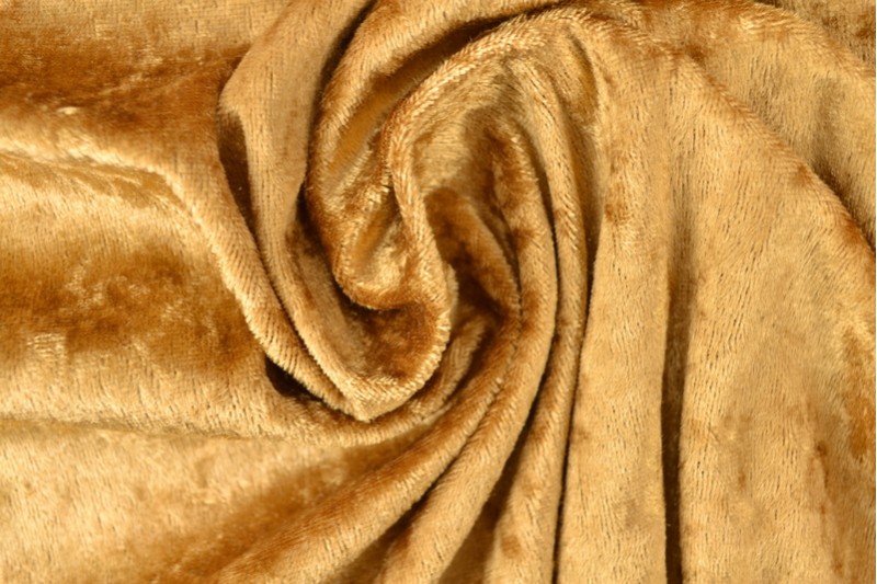 Crushed velvet - Goud