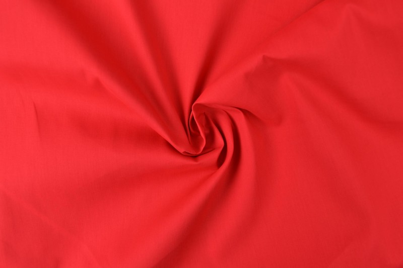 Brandvertragende katoen stof 300cm breed - Rood