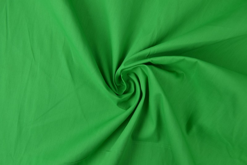 Brandvertragende katoen stof 300cm breed - Groen